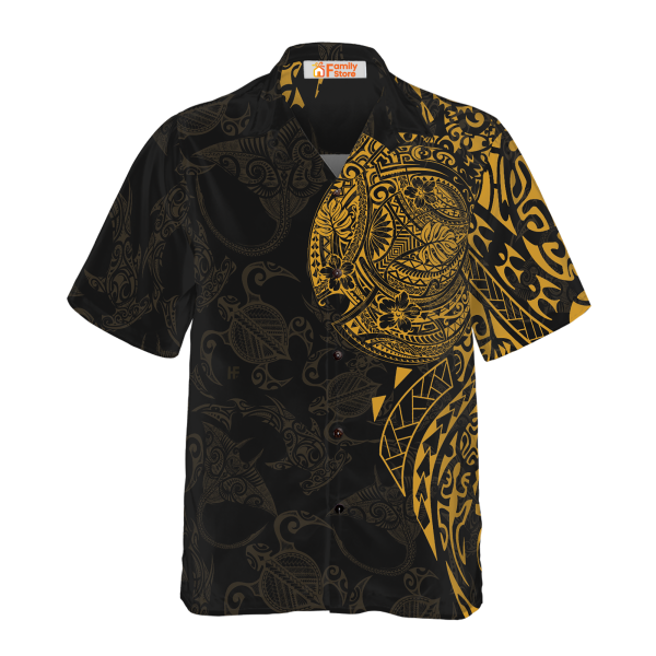 Strong And Cool Polynesian Pattern V2 Hawaiian Shirt Jezsport.com
