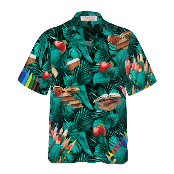 Tropical Teacher Hawaiian Shirt, Best Gift For Teacher Jezsport.com