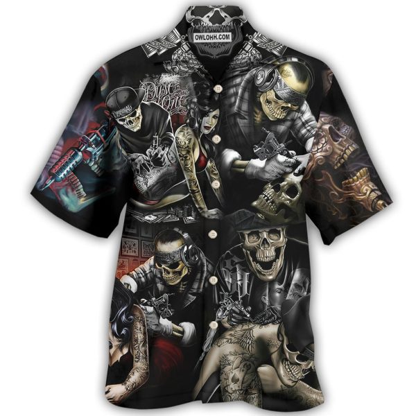 Tattoo Skull Cool - Hawaiian Shirt Jezsport.com