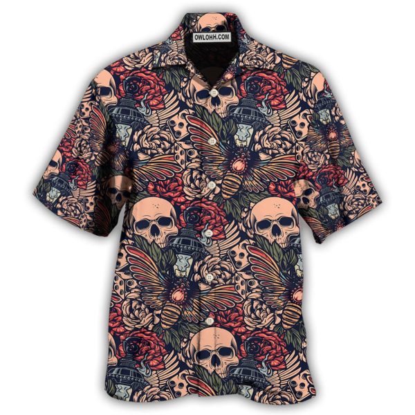 Tattoo Skull Amazing Christmas Fantastic - Hawaiian Shirt Jezsport.com