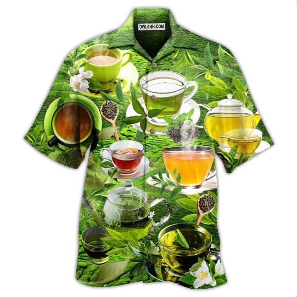 Tea Enjoy Beautiful Green Tea Hill - Hawaiian Shirt Jezsport.com