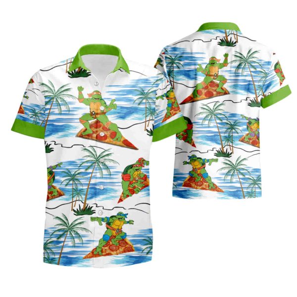 Teenage Mutant Ninja Turtles Surfing Hawaiian Shirt summer shirt Jezsport.com