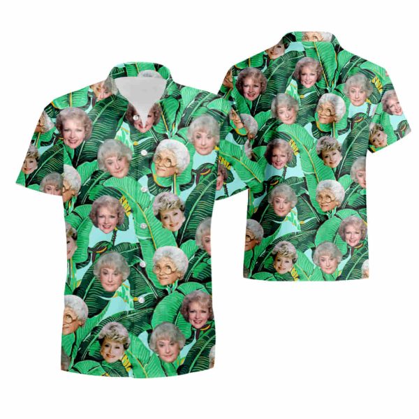 The Golden girls Heads Leaves Hawaiian Shirt summer shirt Jezsport.com