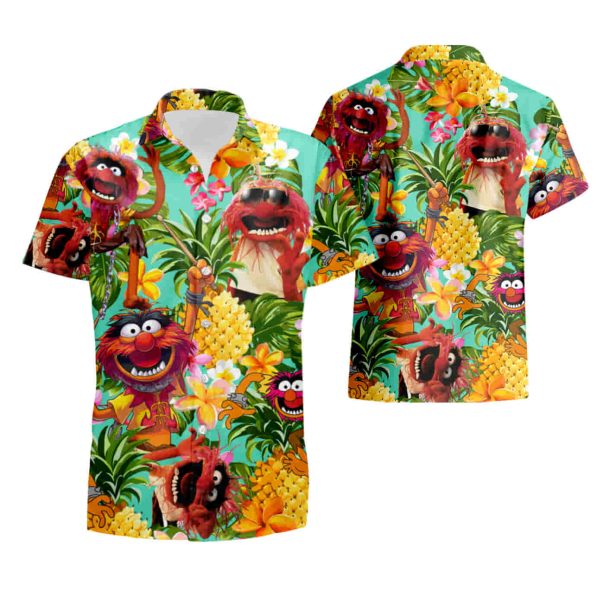 The Muppet Show Animal Tropical Hawaiian Shirt summer shirt Jezsport.com