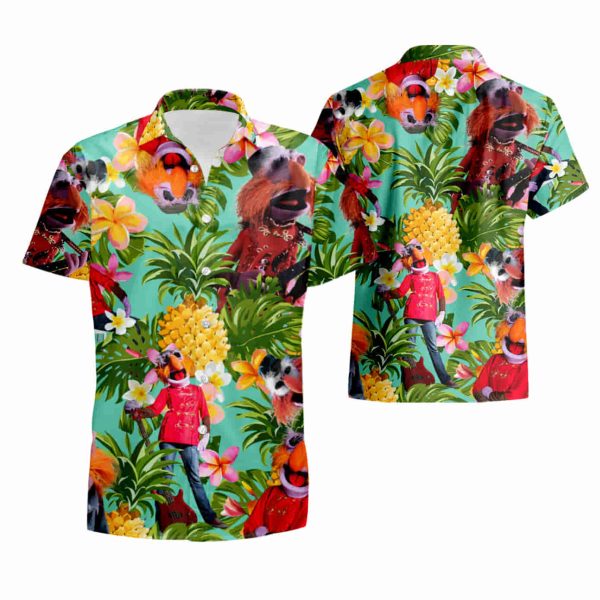 The Muppet Show Floyd Pepper Tropical Hawaiian Shirt summer shirt Jezsport.com