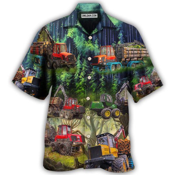 Tractor The Woods Are Calling And I Must Go Style - Hawaiian Shirt Jezsport.com