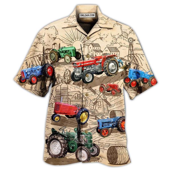 Tractor You Can Never Have Too Many Tractors - Hawaiian Shirt Jezsport.com