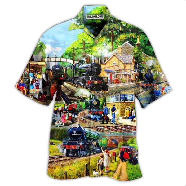 Train Track Full Of Possibilities And Happiness - Hawaiian Shirt Jezsport.com