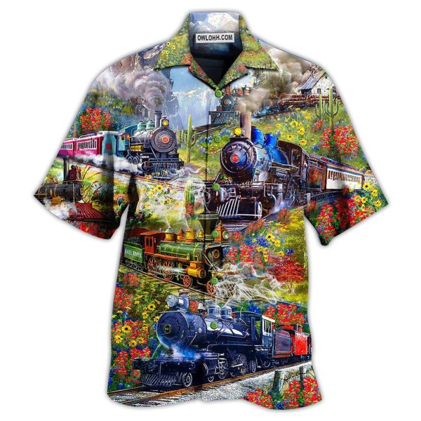 Train On Spring Hill - Hawaiian Shirt Jezsport.com