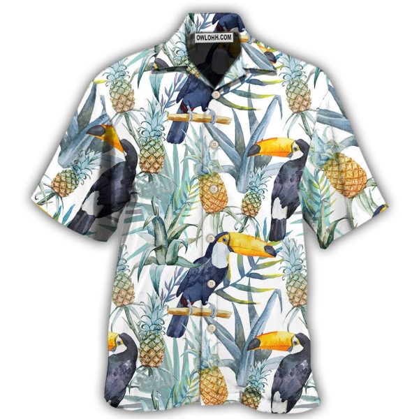 Toucan Tropical Bird Basic - Hawaiian Shirt Jezsport.com