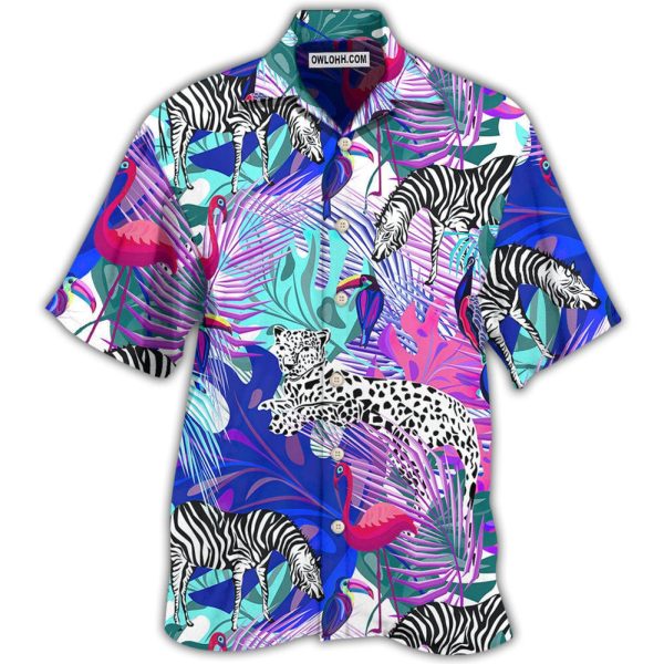 Animals Tropical Animals Tropical Leaf With Colorful Style - Hawaiian Shirt Jezsport.com