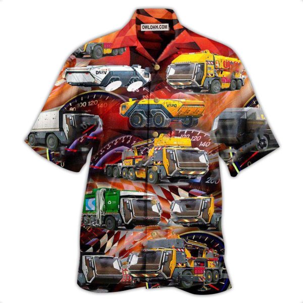 Truck It OK To Drive Alone At Night Little Truck Driver - Hawaiian Shirt Jezsport.com