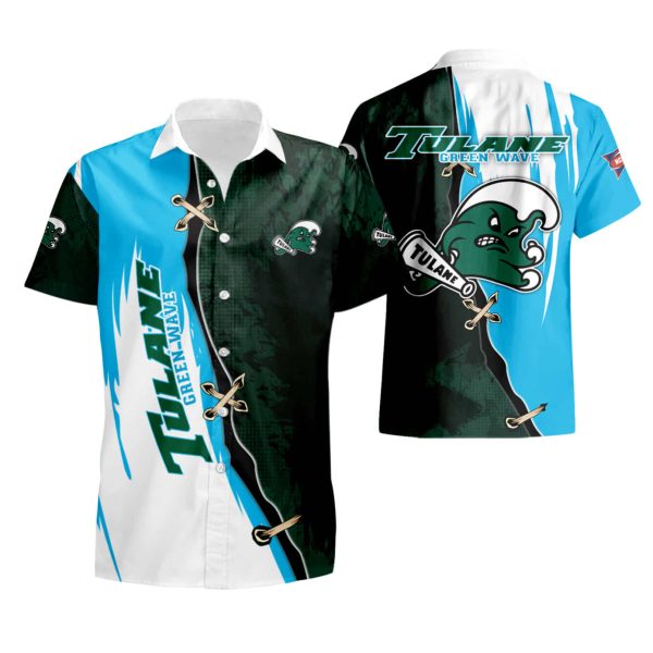 Tulane Green Wave Sport Team Hawaiian Shirt summer shirt Jezsport.com