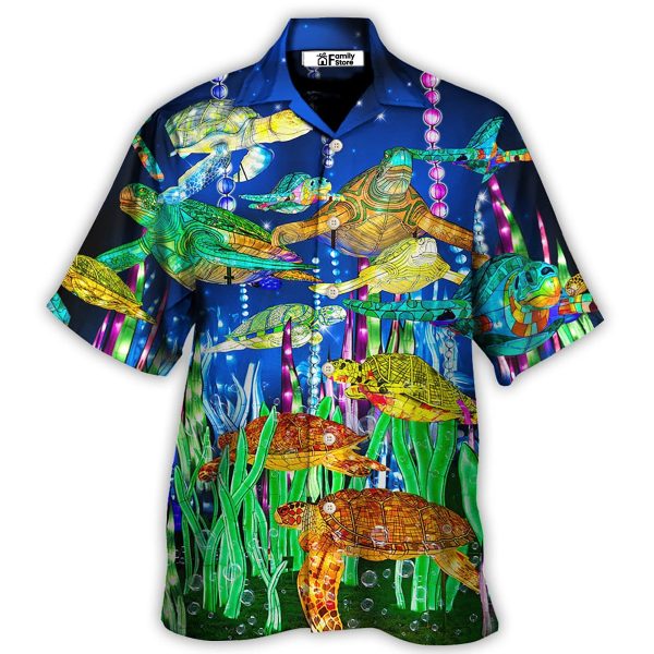 Turtle Find My Soul Into The Ocean - Hawaiian Shirt Jezsport.com