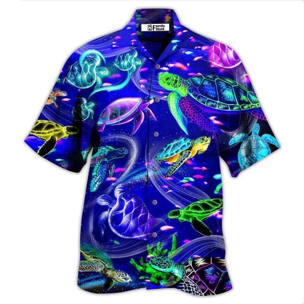 Turtle Life Is Better With A Turtle Blue Ocean - Hawaiian Shirt Jezsport.com