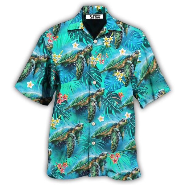 Turtle Love Beautiful Life - Hawaiian Shirt Jezsport.com