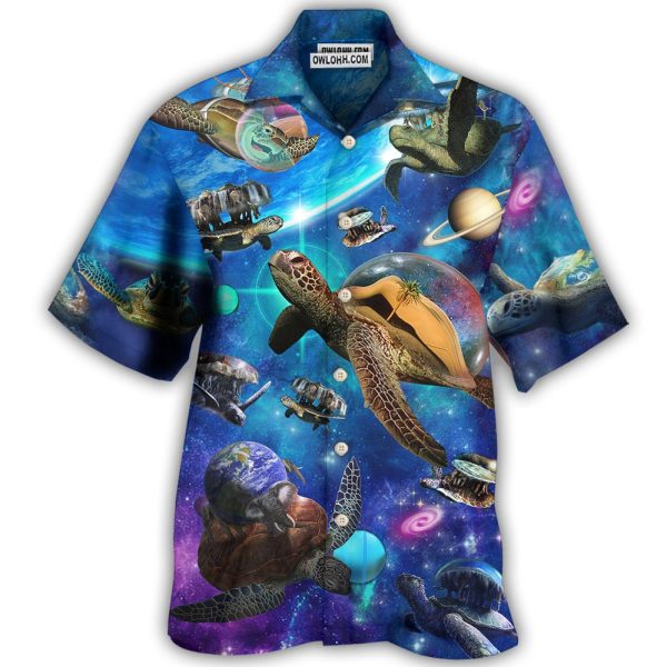 Turtle Loves Amazing Planet Style - Hawaiian Shirt Jezsport.com