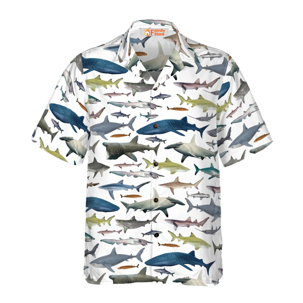 Type Of Sharks Hawaiian Shirt Jezsport.com