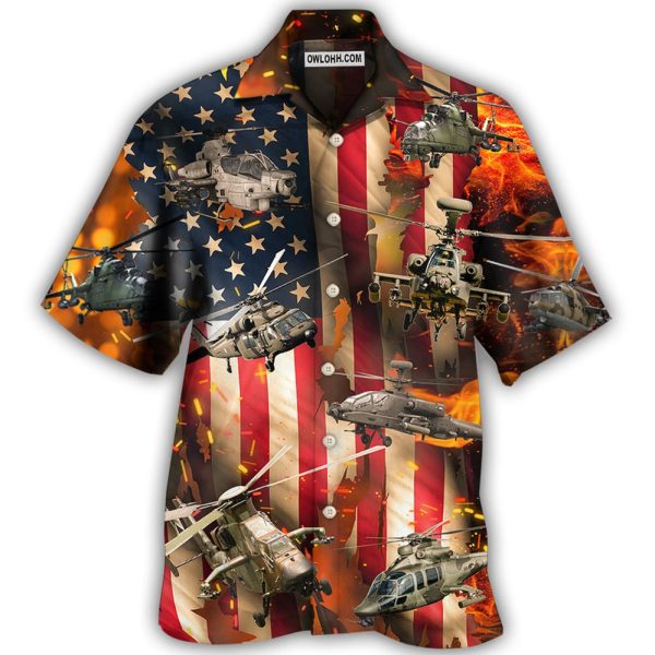 Combat Aircraft US Army Style - Hawaiian Shirt Jezsport.com