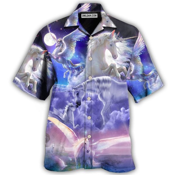 Unicorn Such A Fantasy Unicorn - Hawaiian Shirt Jezsport.com