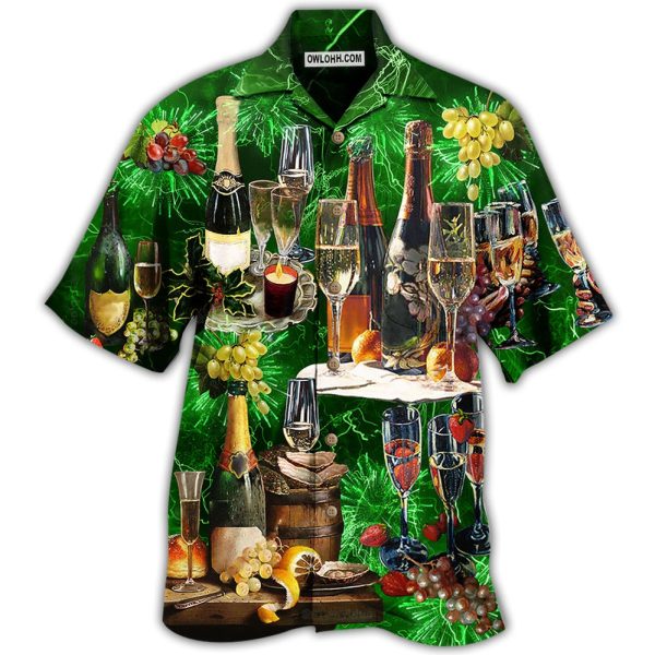 Wine Lover Beautiful Green - Hawaiian Shirt Jezsport.com