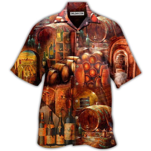 Wine Tasting Daily From The Cellar - Hawaiian Shirt Jezsport.com