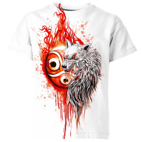 Princess Mononoke From Studio Ghibli Shirt Jezsport.com