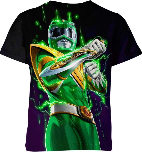 Green Ranger Power Rangers Shirt Jezsport.com