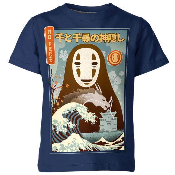 No Face Haku In Spirited Away From Studio Ghibli Shirt Jezsport.com