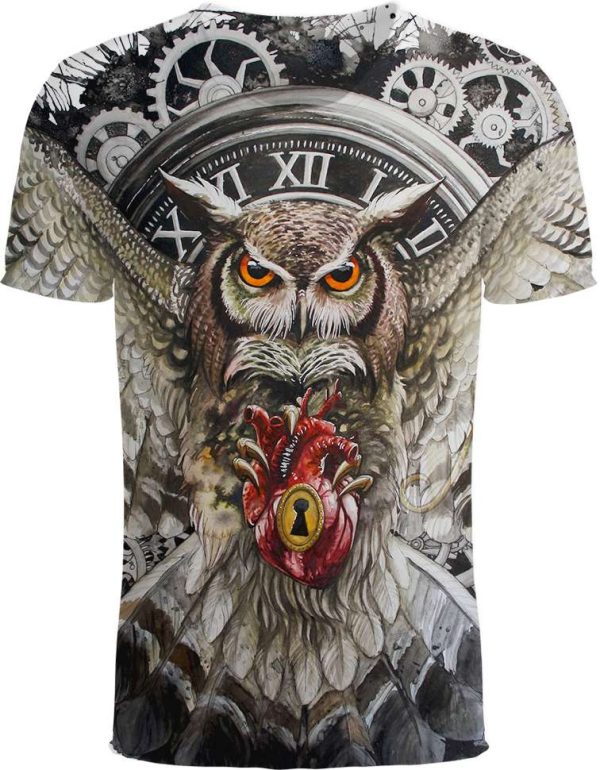 Owl & Clock Shirt Jezsport.com