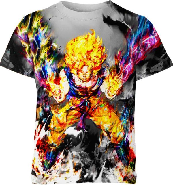 Son Goku from Dragon Ball Z Shirt Jezsport.com