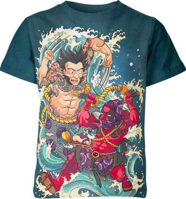 Wolverine vs Deadpool Shirt Jezsport.com