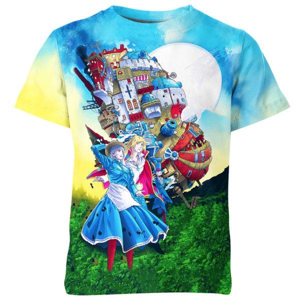 Howl'S Moving Castle From Studio Ghibli Shirt Jezsport.com