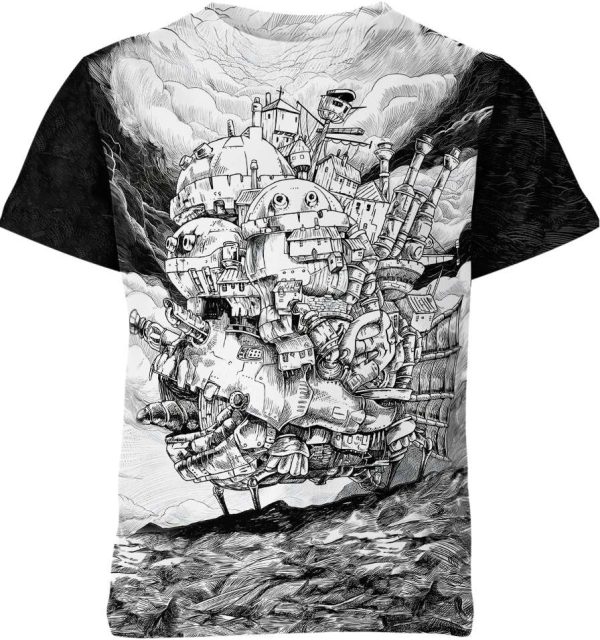 Howl'S Moving Castle From Studio Ghibli Shirt Jezsport.com