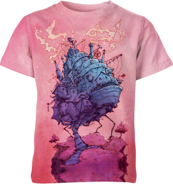 Howl's Moving Castle From Studio Ghibli Shirt Jezsport.com