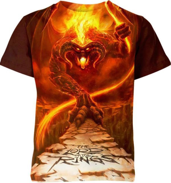 Balrog From The Lord Of The Rings Shirt Jezsport.com