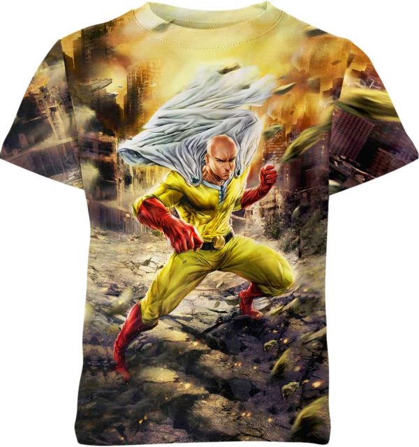 Saitama From One Punch Man Shirt Jezsport.com