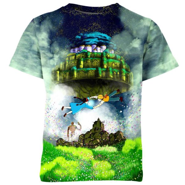 Castle In The Sky From Studio Ghibli Shirt Jezsport.com