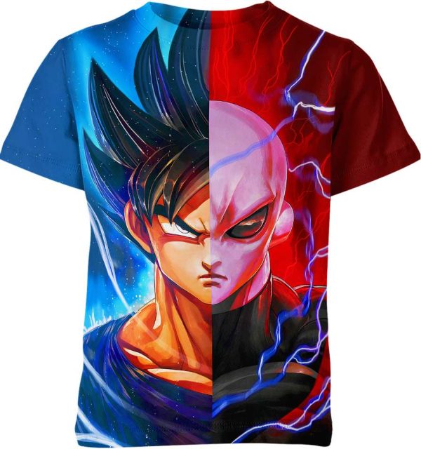 Jiren Vs Son Goku From Dragon Ball Z Shirt Jezsport.com