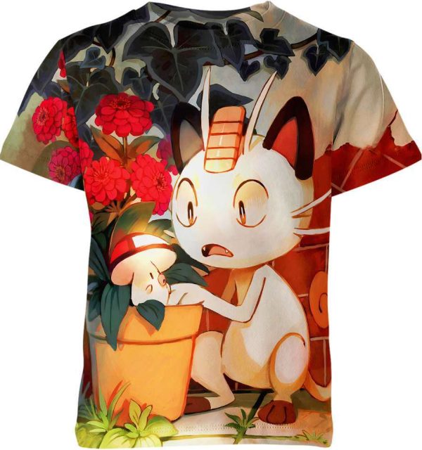 Meowth From Pokemon Shirt Jezsport.com