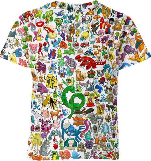 Pocket Monsters Pokemon Shirt Jezsport.com