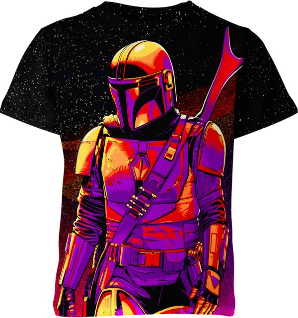 Din Djarin From Star Wars: The Mandalorian Shirt Jezsport.com