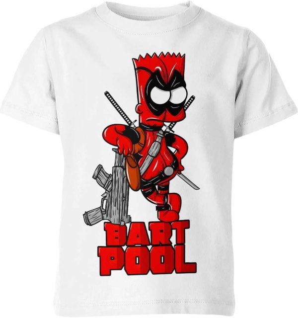 Deadpool x Bart Simpson From The Simpsons Shirt Jezsport.com