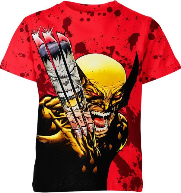 Hulk And Wolverine From X-Men Shirt Jezsport.com
