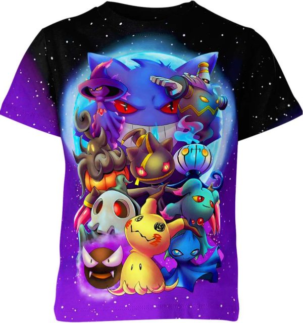 Ghostlymon Pokemon Shirt Jezsport.com