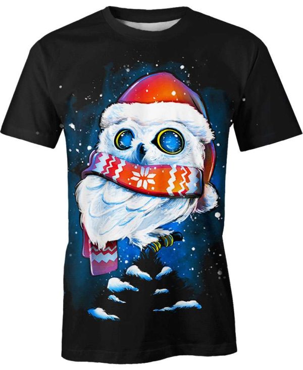 Christmas Owl Shirt Jezsport.com