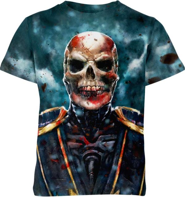 Unmasked Scorpion Mortal Kombat Shirt Jezsport.com