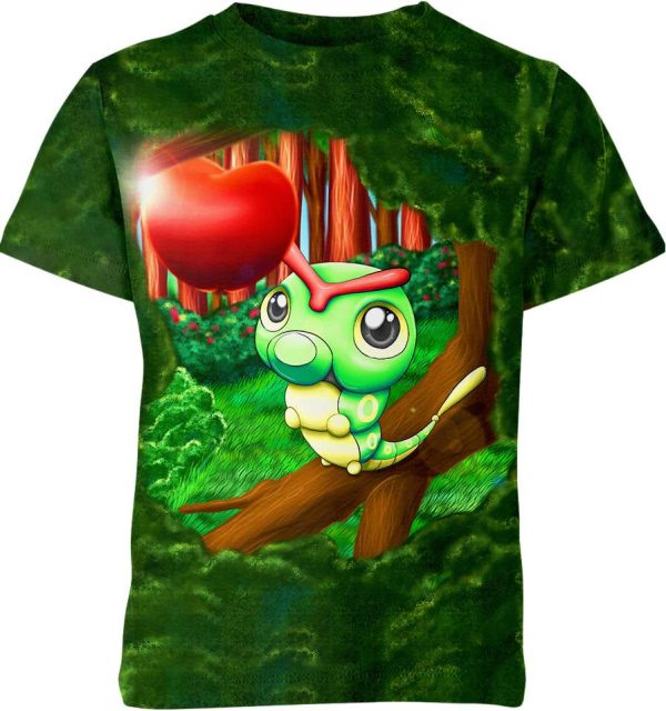 Caterpie From Pokemon Shirt Jezsport.com