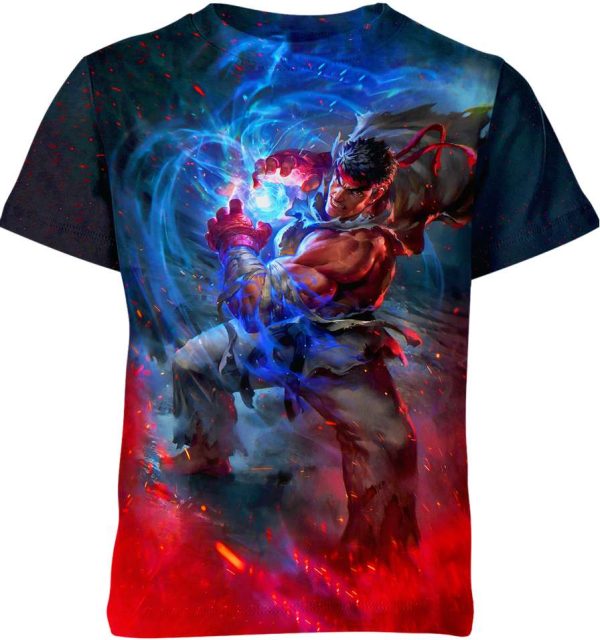 Evil Ryu From Street Fighter Shirt Jezsport.com