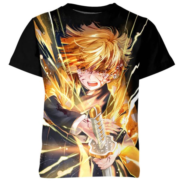 Zenitsu Agatsuma From Demon Slayer Shirt Jezsport.com